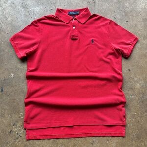 (L) Red Polo Ralph Lauren Shirt